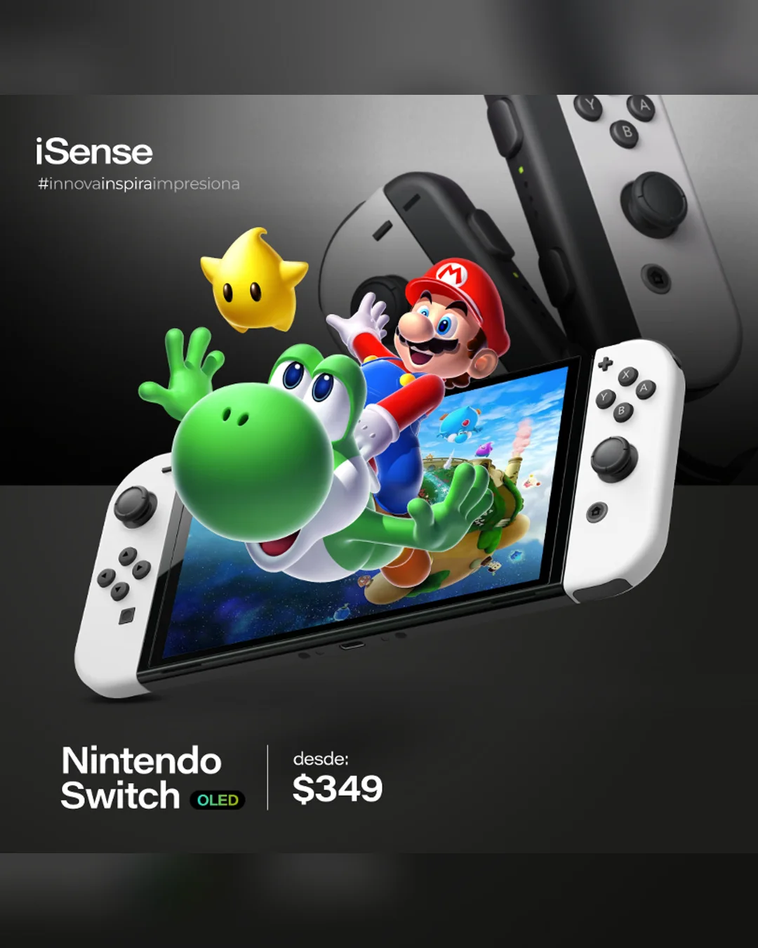 iSense piece for the Nintendo Switch OLED launch